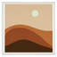 Abstrait paysage de lune mininalisme IV - sur-1276532545-1276532573
