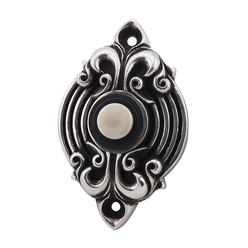 Sforza Push Button, Vintage Pewter