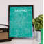 Beijing City Map - No Frame Print-323572870