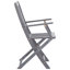 Lancaer Folding Patio Dining Side Chair-121542043