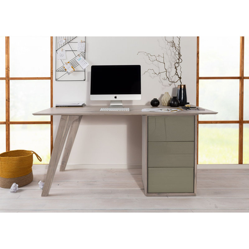 Tromso Solid Wood Writing Desk