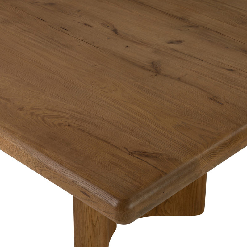 Castro Solid Oak Dining Table, Natural Reclaimed French Oak