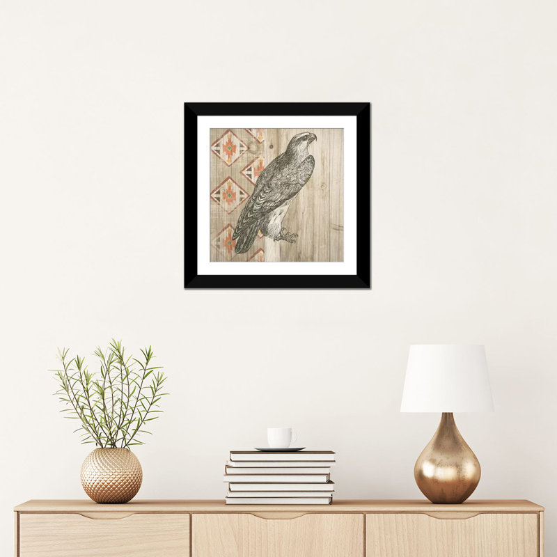 Histoire naturelle, impression sur toile tendue sud-ouest, H 24 po x l 24 po x P 1 po, Papier d'art encadré noir, Blanc