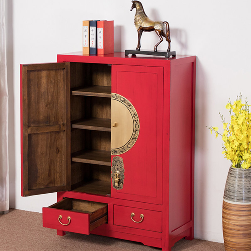 Armoire de rangement pour chaussures en bois massif 16 paires