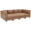Canapé modulaire en similicuir de 120 po avec repose-pieds Barnwell-2046043662-2057177416