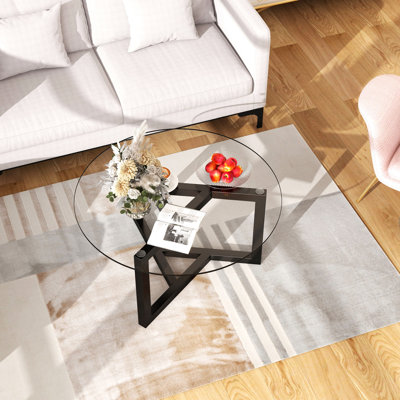 Matheson Cross Legs Coffee Table,modern coffee table,cocktail table