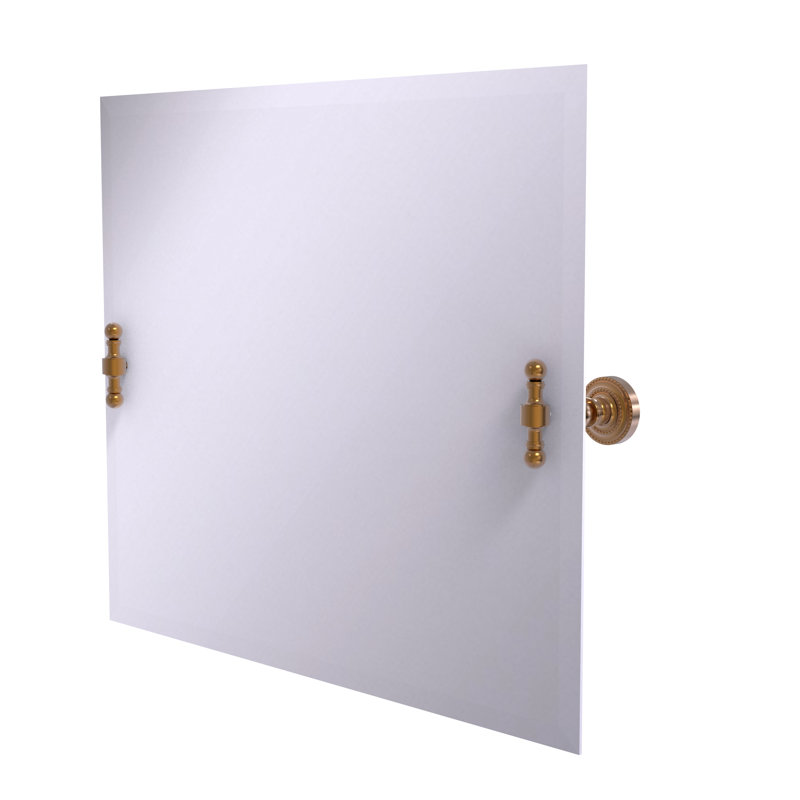 Miroir rectangulaire inclinable 21 "x 26" Marchmont, Bronze brossé, 26" H x 21" H