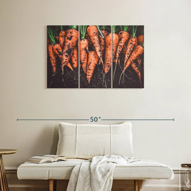 Récolte de carottes Yarlin, H 24 po x l 38 po