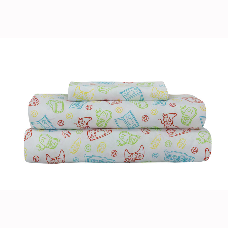 Level Up Percale Comforter, Twin Extra Long Comforter + 4 Additional Pieces