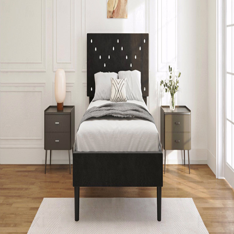 Structure de lit plateforme tapissier