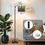 Lampe sur pied à arc avec abat-jour ajustable Lampe sur pied Octopus