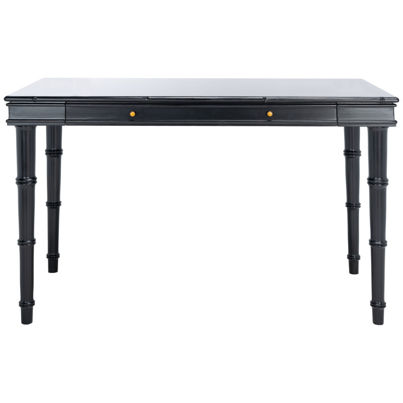 Charboneau Writing Desk, Black/Gold
