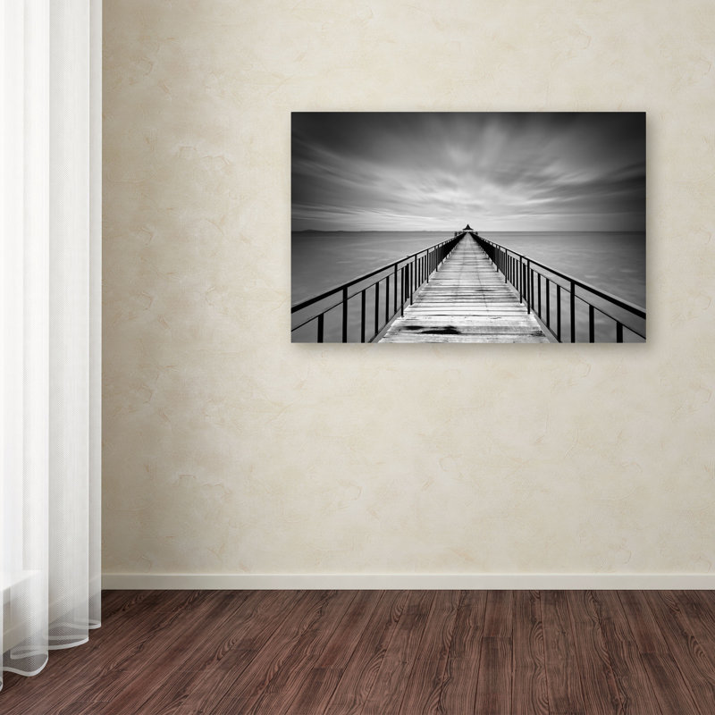Michael de Guzman 'Withstand' Black and White Canvas Landscape Art, 16 x 24