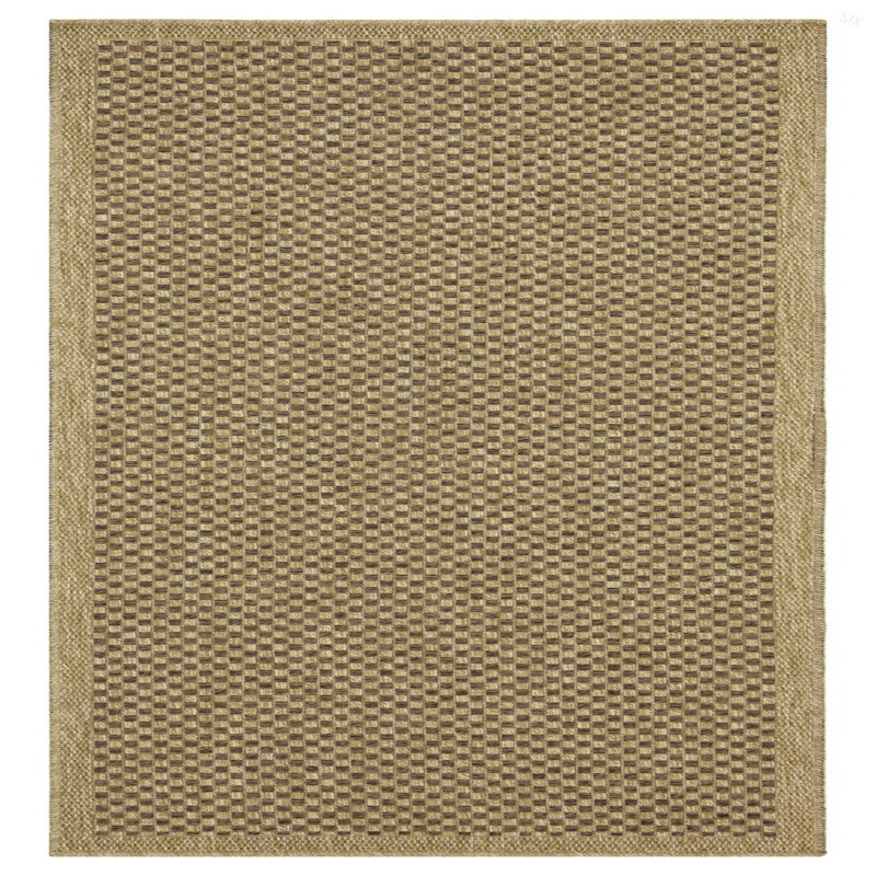 Earth GC_NTL1005 Jute/Mocha 2 Ft. 7 In. X 7 Ft. 3 In. Indoor/Outdoor Area Rug, Jute/Mocha, Runner 2'7" x 7'3"