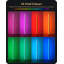 114cm Chrome LED Column Floor Lamp