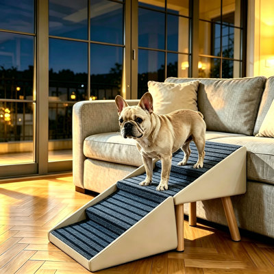 Escalier pour chien et lit 2 en 1 Joshua