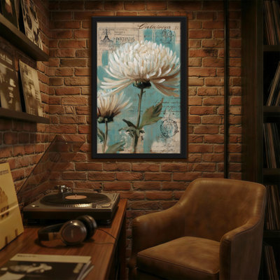 Plantes et fleurs, art floral rétro