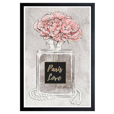 « vase of fragrance », peinture encadrée