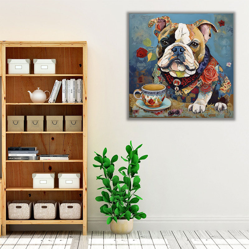 Creamy Coffee - Canvas Print Wall Art, 24" H x 24" W