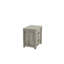 Table de chevet en chêne gris, 23,56 po x 17,01 24,3 po, pièce en bois de qualité