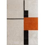 Abstract Panes Area Rug