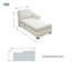 Canapé modulaire 3 pièces Ancell-34458345