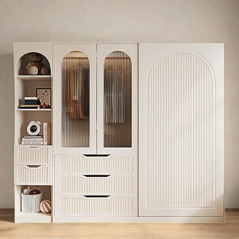 Modern Simple And Luxurious Wardrobe, 82.68" H x 86.61" W x 22.83" D
