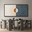 Sun and Moon Radiant Dawn Abstract Sunburst, reproduction d'art sur toile-96074510-111568169