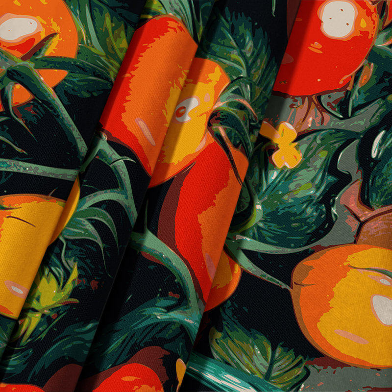 Tapisserie murale légumes, tomates et raisins, 26 po x 36 po