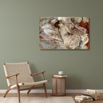 «In the Artist's Studio» par Giovanni Boldini, reproduction d'art sur toile tendue avec châssis