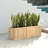 Barros Solid Cedar Rectangular Planter Box with Drainage Holes-2089439587-2088857658