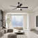 52-in 5-blade Reversible Ceiling Fan With Led Light And Remote Control