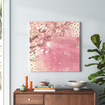 Tokyo Cherry II by Evelia Designs - Wrapped Canvas Painting