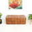 Tan Leather Bench