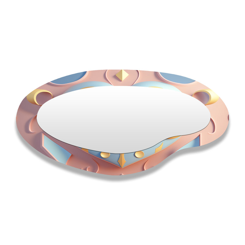 Miroir mural contemporain contemporain
