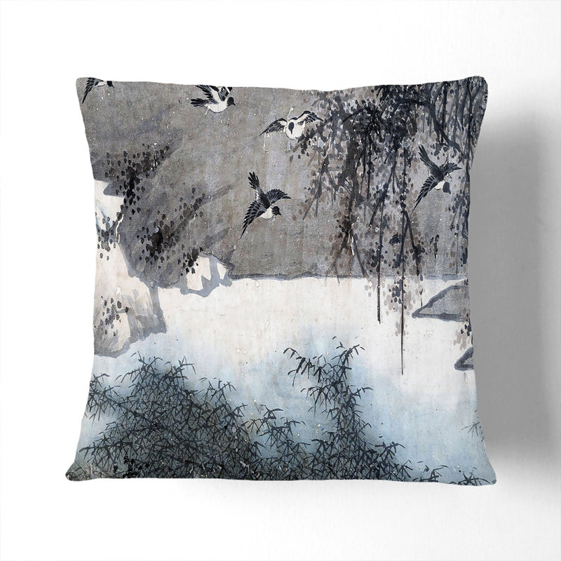Square Throw Cushion, 40cm H x 40cm W x 15cm D