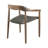 Jayda Wood Premium All-Weather Wicker Outdoor Stacking Dining Armchair