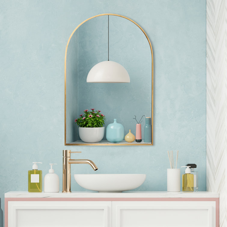 Rasto Metal Framed Wall Mounted Bathroom / Vanity Mirror