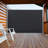 Patio Retractable Side Awning with Aluminum Frame, Waterproof Privacy Screen for Garden and Pools-111082151-111082152