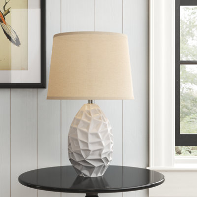 Lampe de table blanche 21,5 po Boyd