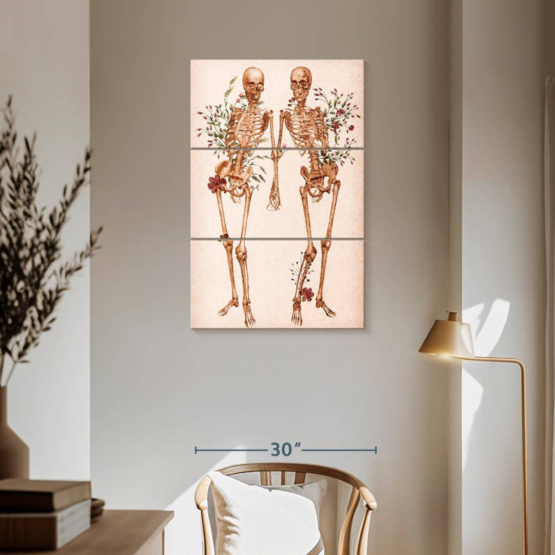 Keiri Skeleton Couple, 57" H x 36" W