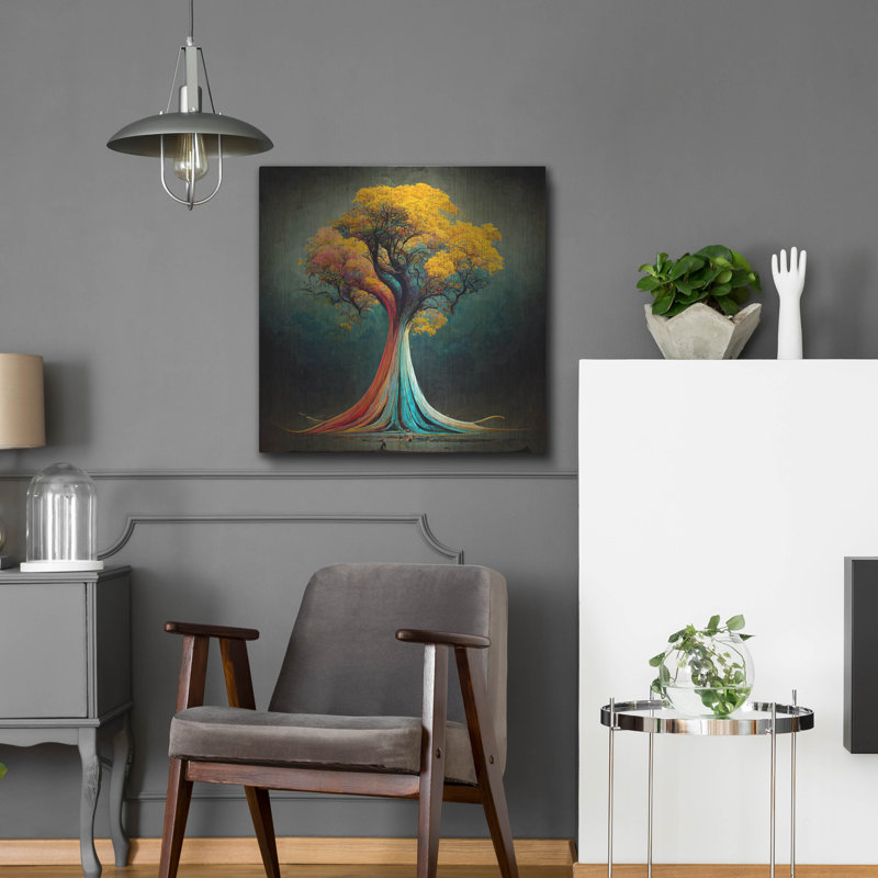 «Arbre de vie 13» par Ray Heere, art mural en métal, H 24 po x l 24 po