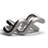 Laureate Cast Aluminum Modern Abstract Sculpture in Silver