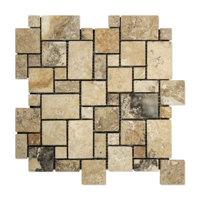 Travertine Versailles Mosaic Wall & Floor Tile