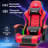 Gaming Chair With Speakers, Video Game Chair With Music Rhythm RGB LED Lights, Ergonomic Comfortable Office Computer Chair For Adults, Adjustable Reclining Chair With Footrest-1225388649