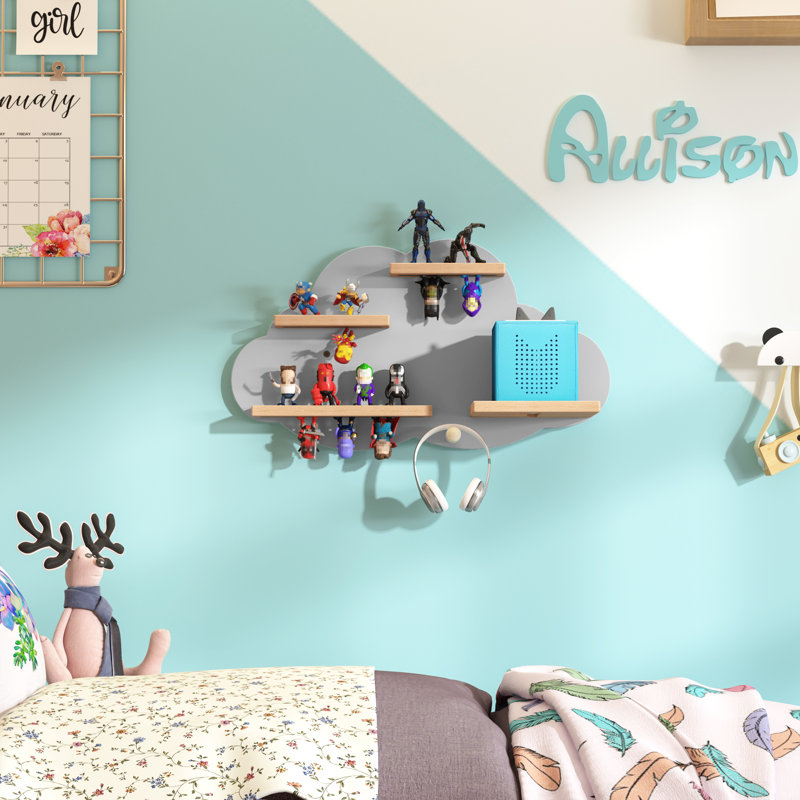 Tablette murale grise Tonies Grey