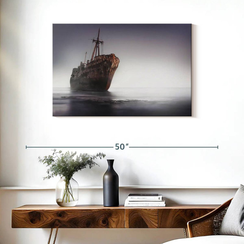 Mehar Shipwreck, 24" H x 36" W