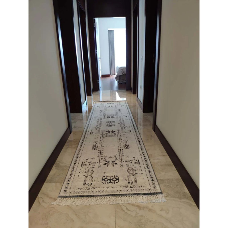 Tapis Masanao avec envers antidérapant, Tapis de couloir 3 pi 3 po x 14 pi 9 po