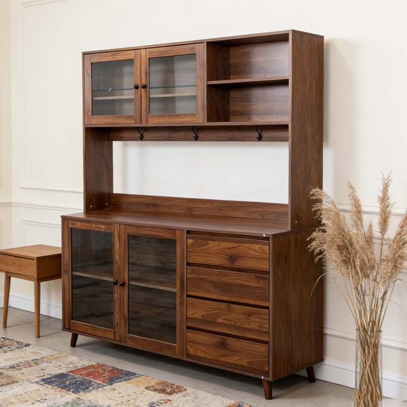 Grande huche de cuisine l 63 po, Noyer