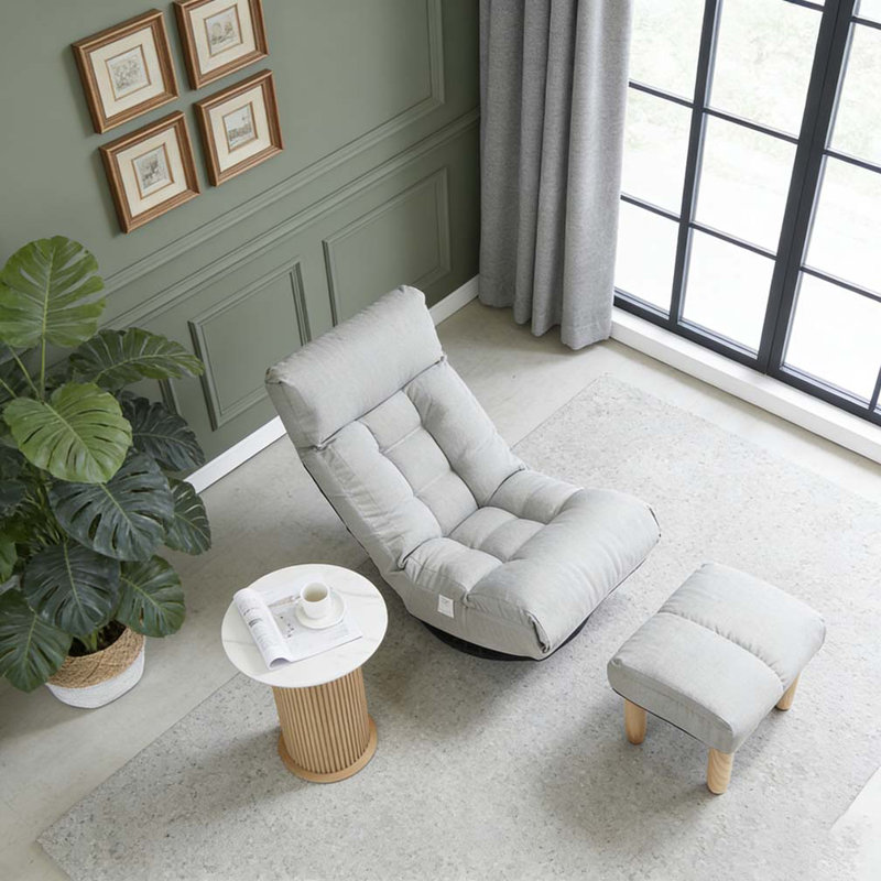 Single sofa reclining chair, Gray